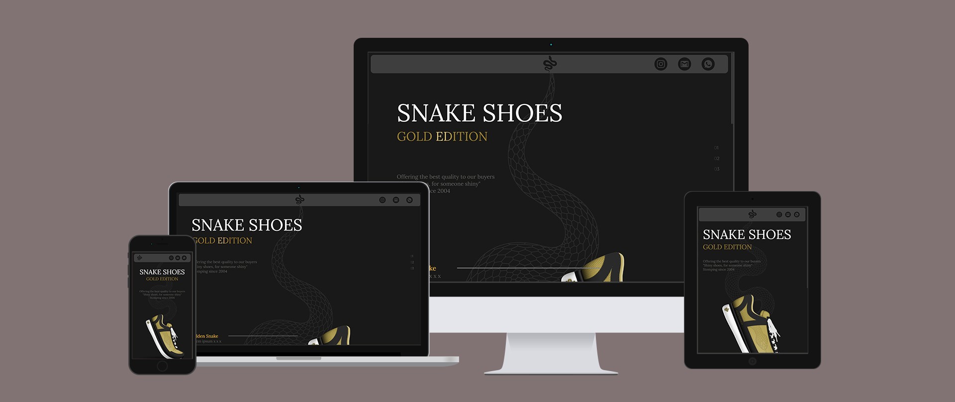 portada de snake shoes